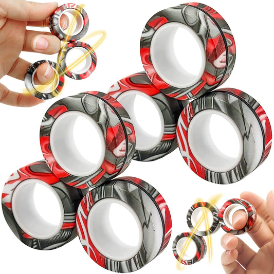 Attraction Focus Rings – Magnetic Stress Relief Trio